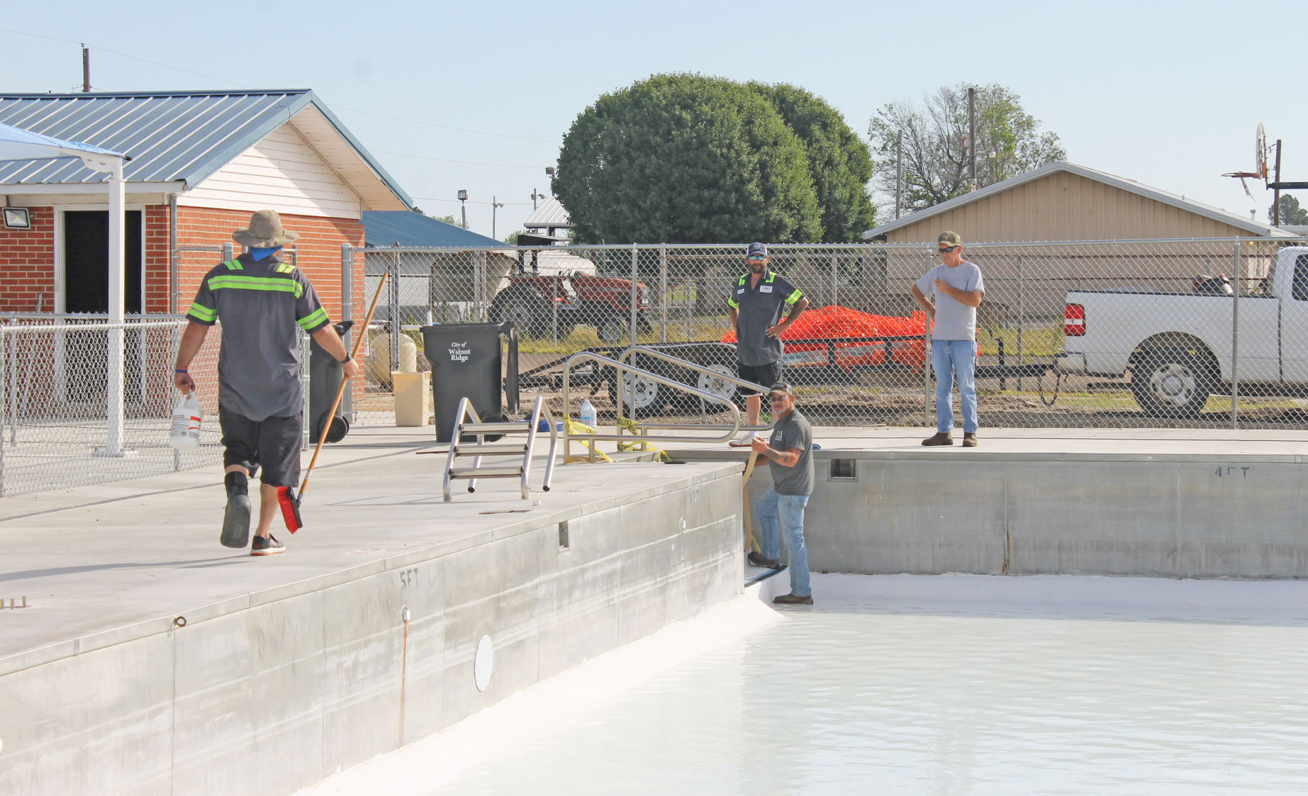PROGRESS CONTINUES FOR STEWART PARK POOL